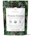 Truvani Protéines + Verts Suppléments d'épinards, de choux et de brocolis 10g Protéines biologiques à base de plantes 20 portions d'USDA Organiques Sans gluten et produits laitiers
