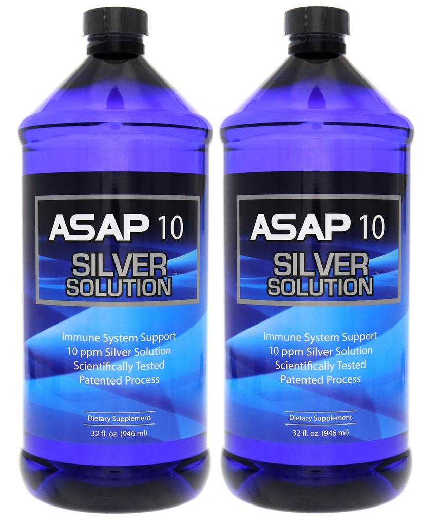 American Biotech Labs ASAP 10 PPM Silver Sol Immune System Support.