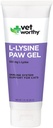 Vet Worthy Lysine Paw Gel Aide pour les chats - Cat Paw Gel pour soutenir le système immunitaire et la santé globale - Supplément de chat avec l'acide amino L-Lysine- gel d'arôme de saumon, 3oz