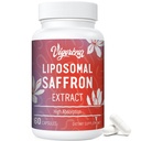 Suppléments de safran - 100% pur Extrait de safran 88,5 mg, Absorption maximale, Meilleure biodisponibilité, Suppléments liposomiques pour l'humeur, Focus & Vision - 60 Capsules Vegan, Fabriquées aux États-Unis