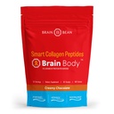 Poudre de peptides de collagène du cerveau - Protéines vitales et supplément de collagène pour les femmes et les hommes - Hydrolysed Type I & III pour la peau des cheveux, les ongles et la santé articulaire - 25 portions - Chocolat naturel crémeux - 997g