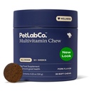 PetLab Co. 22 en 1 Dog Multivitamine - Soutien Réponse immunitaire du chien, peau, manteau, articulations et santé générale - Vitamines A, E, D, B12, Minéraux, Antioxydants - Arôme de porc à croquer - Emballage May Vary
