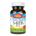 Carlson - Hygiène de l'humeur 5-HTP Elite, 100 mg, Production de sérotonine, Hygiène de l'humeur et favorise la relaxation, Flacon de framboise naturel, 120 comprimés