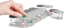 Sagely Smart XL Weekly Pill Sorter | Easy-to-Use Extra Large Weekly Pill Organizer | 12" x 4" x 2" | Portable AM/PM 2 Times a Day Weekly Magnetic Pill Organizer (White/Gray)