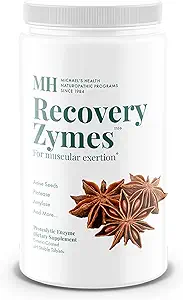 Santé de MICHAEL Programmes naturopathiques Récupération Zymes - 1000 comprimés stables enrobés entériques - Supplément enzymatique protéolytique - soutient la réponse inflammatoire naturelle - 166 portions