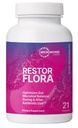 Microbiome Labs RestrorFlora - Probiotiques pour hommes et femmes pour la santé digestive et la réinitialisation des intestins - Saccharomyces Boulardii Probiotiques pour aider à rétablir l'équilibre microbien (21 capsules)