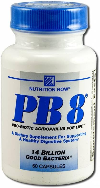 Nutrition Now, PB8 Acidophilus Capsules, 60 Count