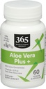 365 par Marché des aliments entiers, Aloe Vera Plus +, 60 Compte