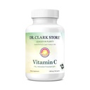 Dr Clark Vitamine C Supplément 1000mg - Sans gluten, Immunity Support, Potent antioxydant, soutient la fonction cérébrale, favorise la formation et la réparation des tissus, 100 Capsules de gélatine