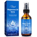 Spray à l'huile de magnésium-100% Spray naturel biologique de magnésium-Nourish La peau-facile à l'absorption et à l'utilisation-Glass Bouteille 2 fl oz