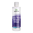 Swanson Concentrace Trace Mineral Drops 8oz-Complete Mineral Complex for Energy, Hydratation, & Electrolyte Balance Plus de 72 minéraux ioniques à absorption élevée tels que Magnésium, Potassium, Calcium (2 Pack)