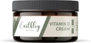Earthley Wellness Vitamine D Cream, Vitamine naturelle topique D avec les vitamines A, D et K2, Santé du coeur, Santé de la peau et grossesse, Base d'huile de foie de morue (4 oz, Crème de vitamine D)
