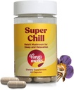 Fungiments Super Chill - Supplément Champignon - Reishi Champignon, Ashwagandha, Cortizol, L-Theanine, Fleur de Passion - Moins de stress et mieux dormir (60 Capsules)