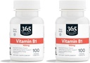 365 par marché des aliments entiers, vitamine B1 100Mg, 100 comprimés (paquet de 2)