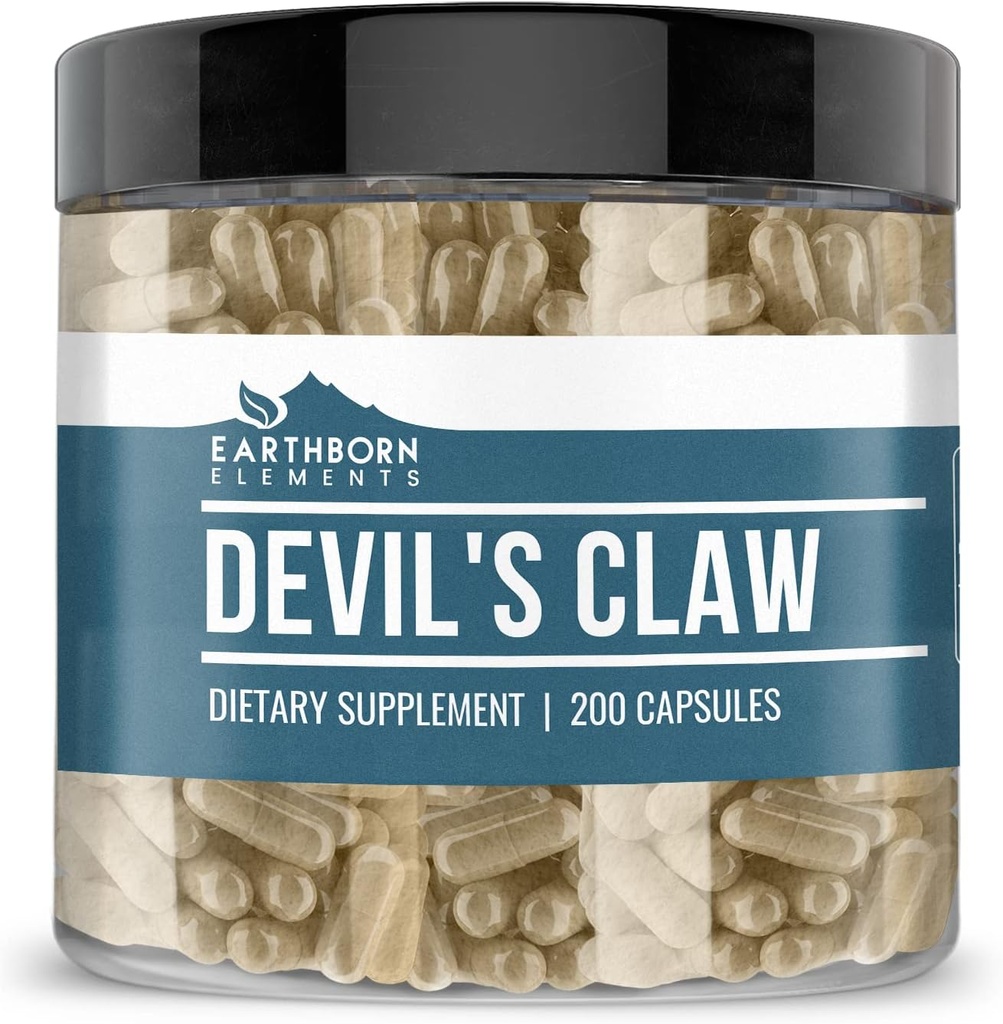 Eléments terriens Devils Extrait de griffe 200 Capsules, pures et non diluées, sans additifs