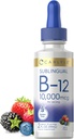 Vitamine de Carlyle B12 gouttes liquides sublinguales : 10 000 mcg