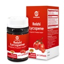 Supplément Lycopène 100mg, Extrait de tomates naturelles avec Reishi Champignon 200mg, Capsule de champignons pour la santé immunitaire, Sans gluten, Non-OGM, Vegan, 60 Capsules à libération rapide