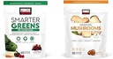 Force Factor Plus Smarter Greens Superfood Chews, Greens et Superfoods avec Probiotiques et Champignons modernes Soft Chews, Supplément Champignon avec Lions Mane, Turkey Tail