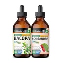 BIO KRAUTER Bacopa Teinture 4 Fl. Oz. & Schisandra Teinture 4 Fl. Oz.