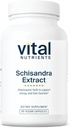 Nutriments vitaux - Extrait de Schisandra - Support hépatique, immunitaire, énergétique et d'endurance - 90 capsules végétariennes par bouteille - 1000 mg