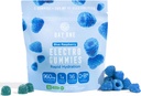 Premier jour ÉlectroGommies – Gummies d'hydratation d'électrolyte – Idéal pour stimuler l'hydratation et l'énergie – Supplément pour les hommes, les femmes, les enfants – Aromatisés aux framboises bleues – 60 Gummies