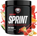 6AM Exécuter Sprint - Poudre de préentraînement pour stimuler l'énergie instantanée pour Cardio et Focus - Pas de jitters, Formule de conditionnement haute énergie - Tous naturels, Keto, Vegan (Fruit Punch, Full Bouteille)