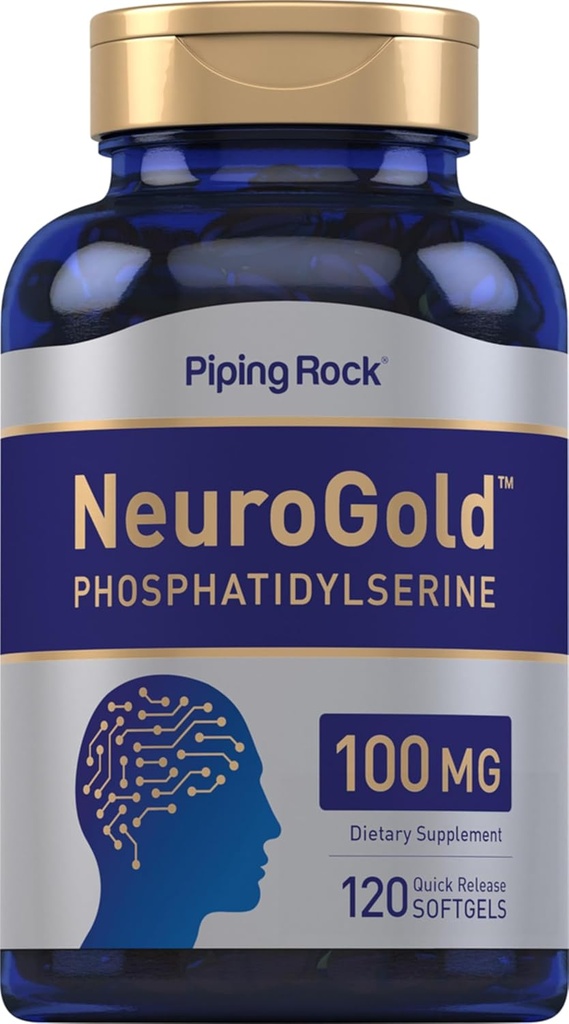 Pipping Rock Phosphatidylsérine 100mg.120 Capsules Softgel