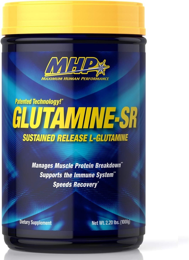 MHP Glutamine SR, Immune Health, Muscle Recovery, Support Muscle Mass, Speed Recovery, 160 Servings, 2.2 Pound (Pack of 1)