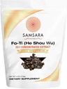 Poudre d'extrait de fo-ti de Samsara (4oz/114g) (He Shou Wu) - 20:1 Extrait concentré, préparé
