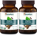 Himalaya complément à base de mucus organiques, soutient la relaxation, le soulagement de la tension, la fonction cérébrale, non-OGM, USDA biologique, végétalien, sans gluten, 600 mg, 60 plants-caplets, 2 pack, 120 jours d'approvisionnement