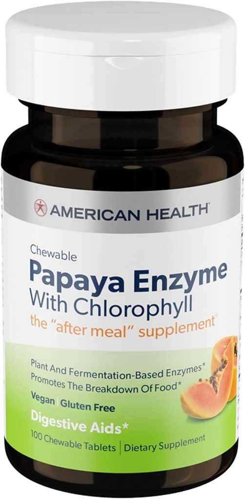 Enzyme papaye avec comprimés à croquer Chlorophylle^