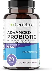 Probiotiques pour la santé digestive, 11,5 milliards d'UFC par portion : DE111, Lactobacillus, Bifidobacterium, Acidophilus Probiotic Supplement, Bloating, Gas and Constipation Relief, 60 Capsules