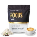 Focus Crème à café pour l'énergie et la clarté - Poudre MCT + Nootropiques + Adaptogènes - Boost Productivity Without Jitters or Crash - Keto, Vegan, 0 Sucre - avec Taurine, L-Tyrosine, Rhodiola