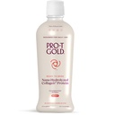 ProT Gold Collagen Protéine de collagène liquide, 17g Protéines claires Nano-Hydrolyzed Grass Collagen, 2g Arginine pour le soutien de la plaie, sans gluten, sans sucre, 0g Carbes, Non OGM, Berry, 30 fl oz bouteille