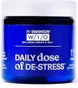 Swanson WIO Dosage quotidien de stress DE-Stress Support, Relaxation, Se sentir plus calme, Reposer mieux, Moins de stress, Peptide de protéines de lait de lactium, Adaptogène, Bien-être, 30 capsules (30 jours d'approvisionnement)
