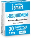 Supplément supersmart L-Ergothioneine 5mg par jour (antioxydant avancé)
