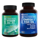 BioEmblem Vitamine D3 K2 Oméga-3 Huile de poisson 2000mg