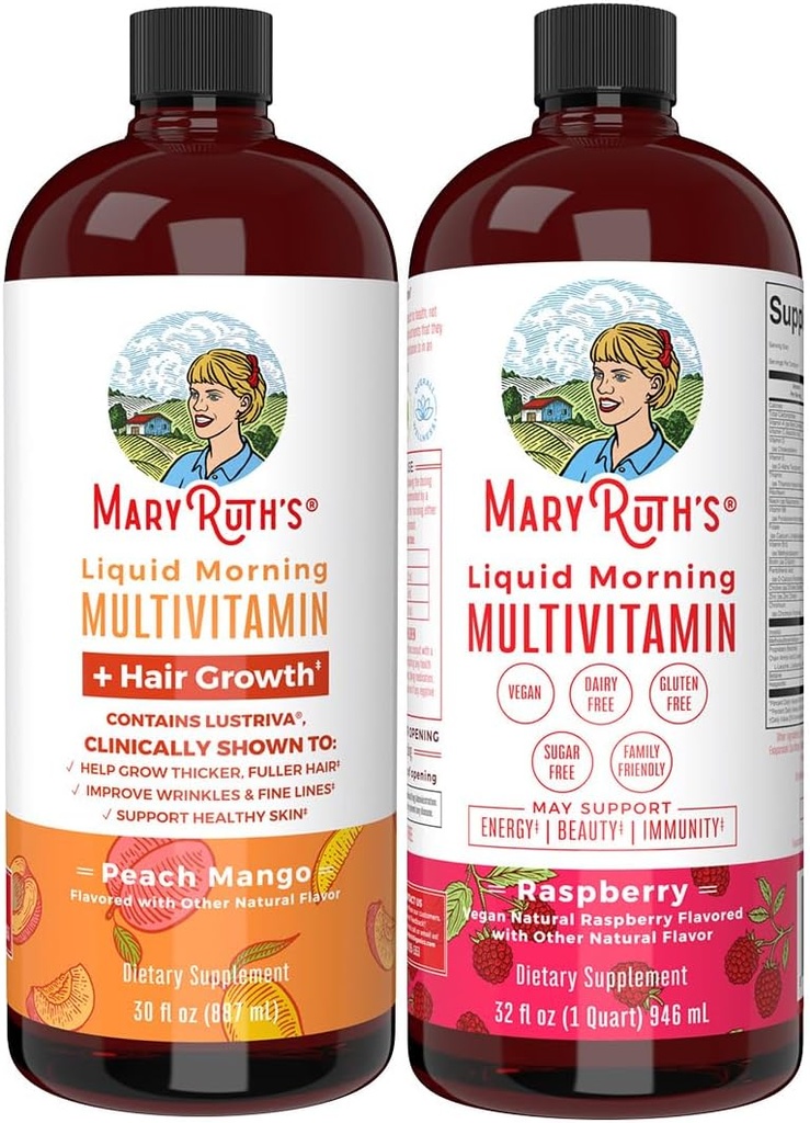 MaryRuth Organics Matin Multivitamine Hair Growth Bundle