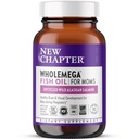 Nouveau chapitre Supplément d'huile de poisson pour mamans, capsules minuscules, 2000mg par portion, DHA prénatale avec Oméga-3 + Vitamine D3 pour le soutien prénatal et postnatal, 500mg chacun - 90 Nombre