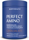 BodyHealth PerfectAmino Powder - BCAA et EAA Powder for Pre and Post Workout - Boissons d'énergie acides aminés pour les hommes et les femmes à l'appui du muscle maigre et de la récupération - Chocolat - 60 portions