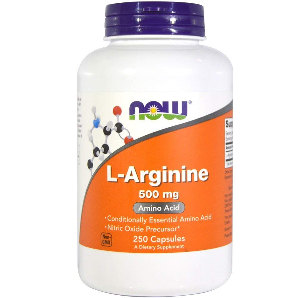 Now Foods L-Arginine (500mg) - 250 ct (paquet de 2)