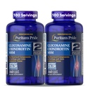 Puritan's Pride Glucosamine Chondroïtine MSM Complément alimentaire pour la santé articulaire, 360 Caplets enduits