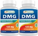 Meilleurs naturels DMG 125 mg 120 Capsules (120 Nombre (paquet de 2))