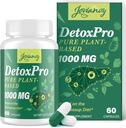 2000 MG Plant-Based Detox Cleanse – Natural Toxin Flush for Liver, Gut & Colon – Antioxidant & Digestive Support – Zeolite Detox – Fast-Acting Detox Complex for Women & Men – 60 Capsules