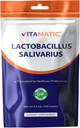 Vitamatic Lactobacillus Salivarius Probiotic Powder - Digestive Support - 100 Gram (3.5 OZ) - 100 Servings