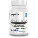 Organixx Supplément de magnésium, Capsules naturelles de magnésium pour le sommeil, la récupération musculaire, avec la vitamine B6 et le citrate de manganèse et le glycinate, haute absorption, végétalien, non OGM (30 comte)