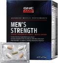 GNC AMP Hommes Strength Vitapak Programme, 3 produits en 1 paquet, Absorbable Créatine, Mass Building, Muscles de puissance, Primeurs anabolisants, Testostérone Boost, Ingrédients éprouvés, Multivitamine, 30 jours d'approvisionnement