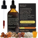 Mélange no 1-6 Mélange de champignons Teinture Reishi, Chaga, Lions Mane, Turquie Tail, Cordyceps, & Shiitake, Soutien naturel Immunity Booster, Augmenter l'énergie et la fonction cognitive (240 services)