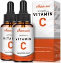 Vitamine liposomique C 2000mg Liquide pour adultes, haute absorption VIT C, Maximiser la vitamine C, système immunitaire et antioxydant, 60ML (2 bouteille)
