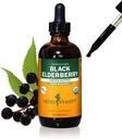 Herb Pharm Certified Black Elderberry Liquid Extract pour le support du système immunitaire, alcool de canne biologique, 4 once